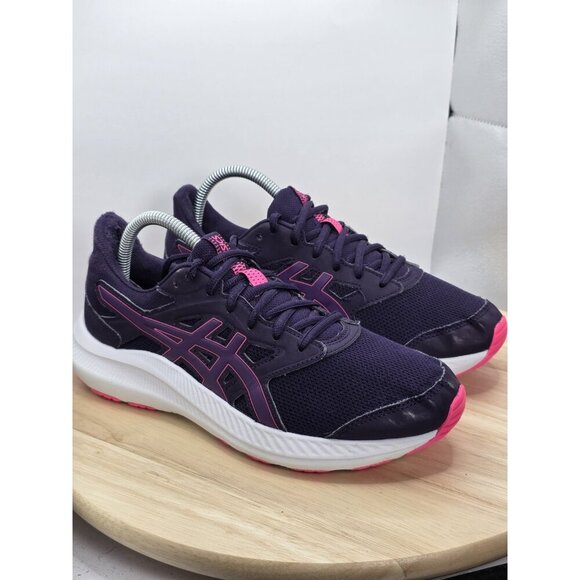 Asics Jolt 4 Women's Running Shoes  US 8.5 Purple/White/Pink Sneakers - Picture 5 of 11